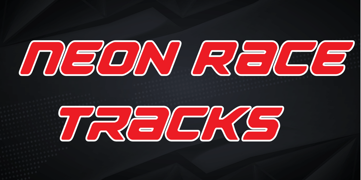 Custom Neon Racing Designs Neon Race Tracks — Motor Sports Wraps